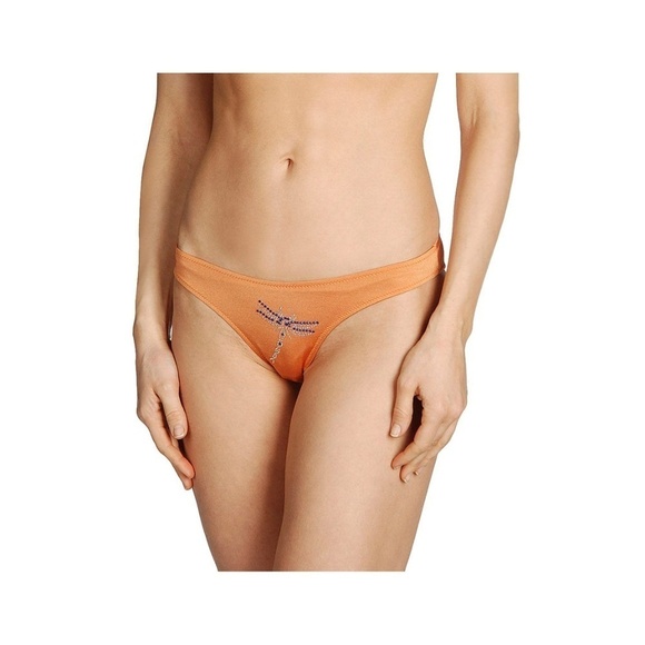 Dolce & Gabbana Dragonfly Crystal Bikini Bottom 32 - Picture 1 of 8